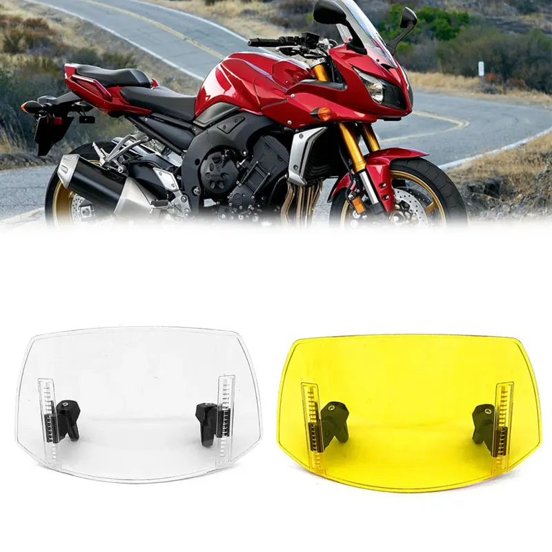 Fit for Yamaha  fazer Fz1 fz6 fz8 fz800 Tenere Motorcycle Accessories Windshield Extension Spoiler Windscreen Air Deflector