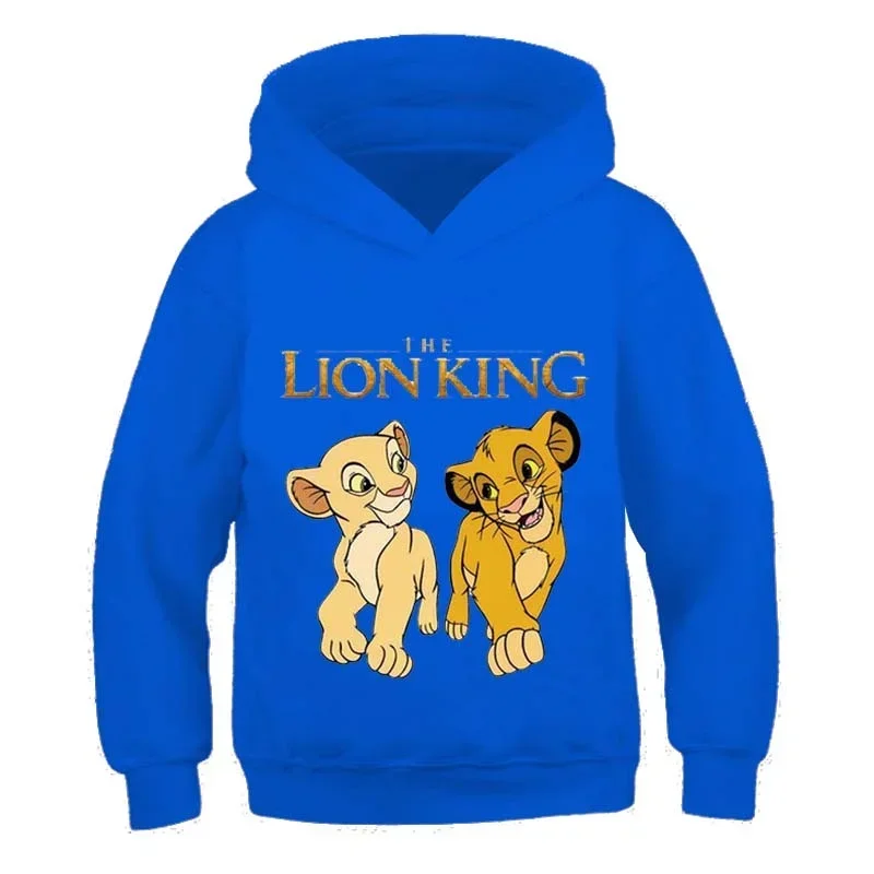 Baby Boys Girls Lion King Simba Clothes Winter Spring felpe con cappuccio per bambini Lion King Simba felpa per bambini Lion King Clothi