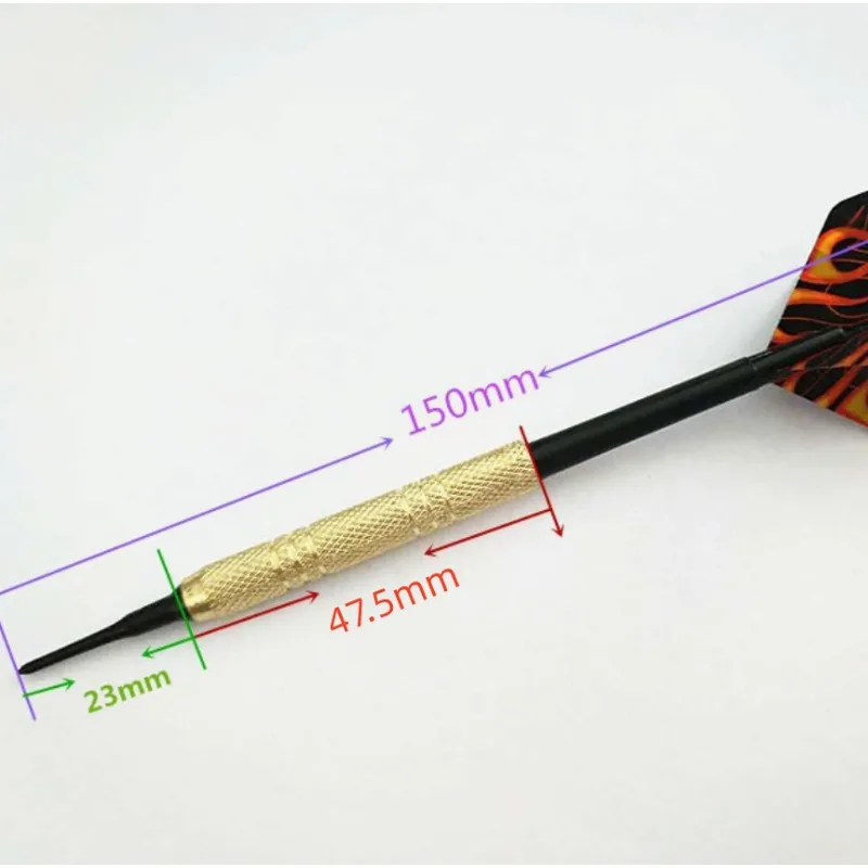 Immagine 6: Set di 12 Freccette Professionali da 14g con Punta Morbida di Sicurezza, Accessori per Bersaglio Elettronico da 175g
