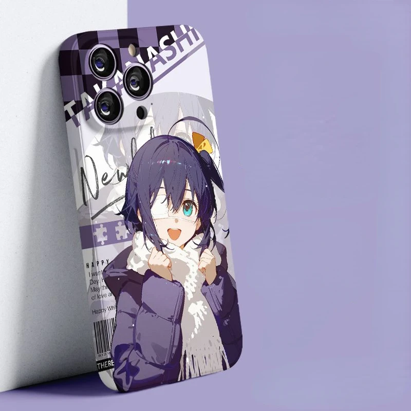 

New DIY Anime Game Takanashi Rikka Cartoon Cute Sexy Girl Phone Covers Film Theme Compatible with IPhone Xiaomi Huawei Samsung