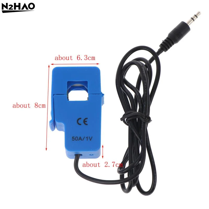 50Hz-150kHz SCT-013 5A 10A 20A 30A 50A 60A 100A Split Core Current TransformerOpen-Close Non Invasive AC Sensor For Energy Meter