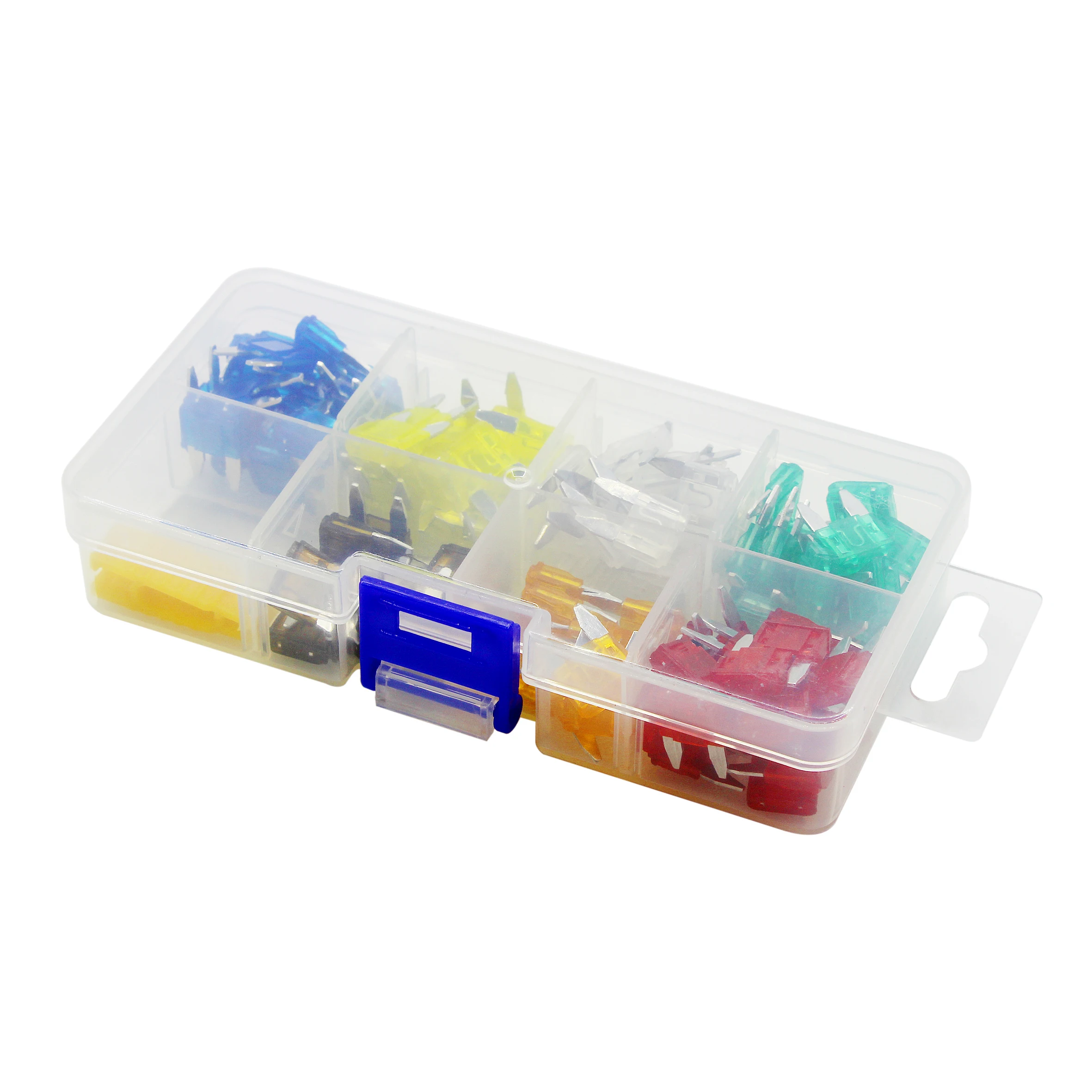 Car Blade Fuse 120pcs,Standard & Mini Fuses with Storage Box for Truck Motorcycle Boat RV 5A 7.5A 10A 15A 20A 25A 30A