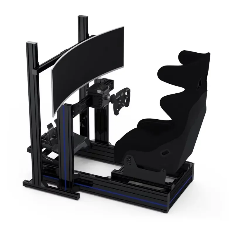 Customized Racing Cockpit Motion 40120 40160 Aluminum Profile Racing Cockpit Driving Simulator Full Cockpit
