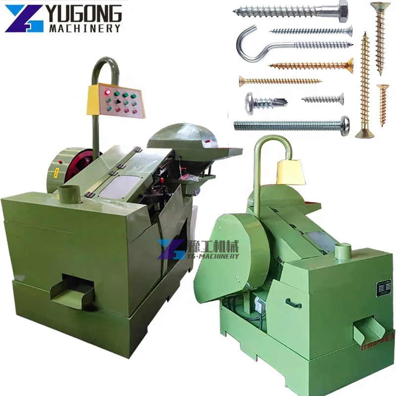 Automatic Threading Machine Drywall Screw Thread Rolling Machine Self Tapping Screw Wire Nail Making Machine