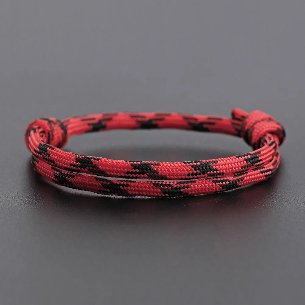 12 colors Minimalist Rope Bracelets Men Women Handmade Adjustable black Bracelet Couple Braclet Best Friend Gift