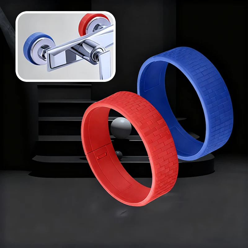 أغطية تجميل الصنبور من نوع سبليت أغطية زخرفية لرأس الدش أغطية زخرفية للمياه الساخنة والباردة أغطية إخفاء الأنابيب