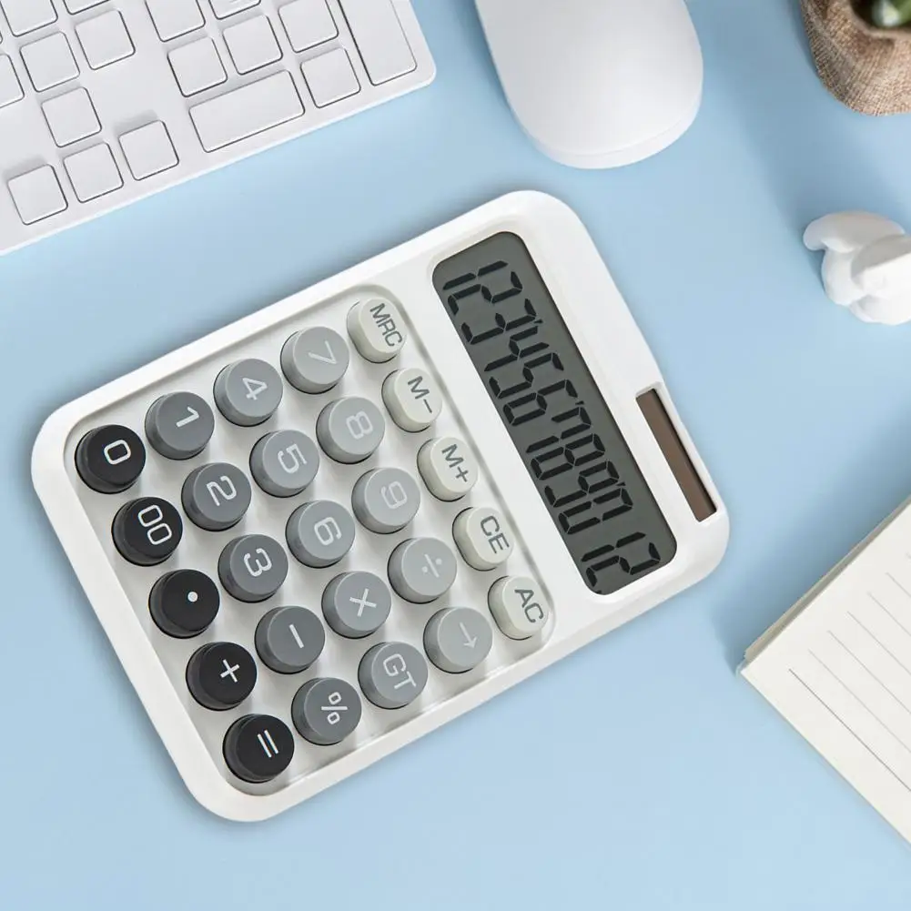 Ergonomic Design Desktop Calculator Mechanical Switch Calculator with Lcd Display 12-digit Desktop Calculator for Office