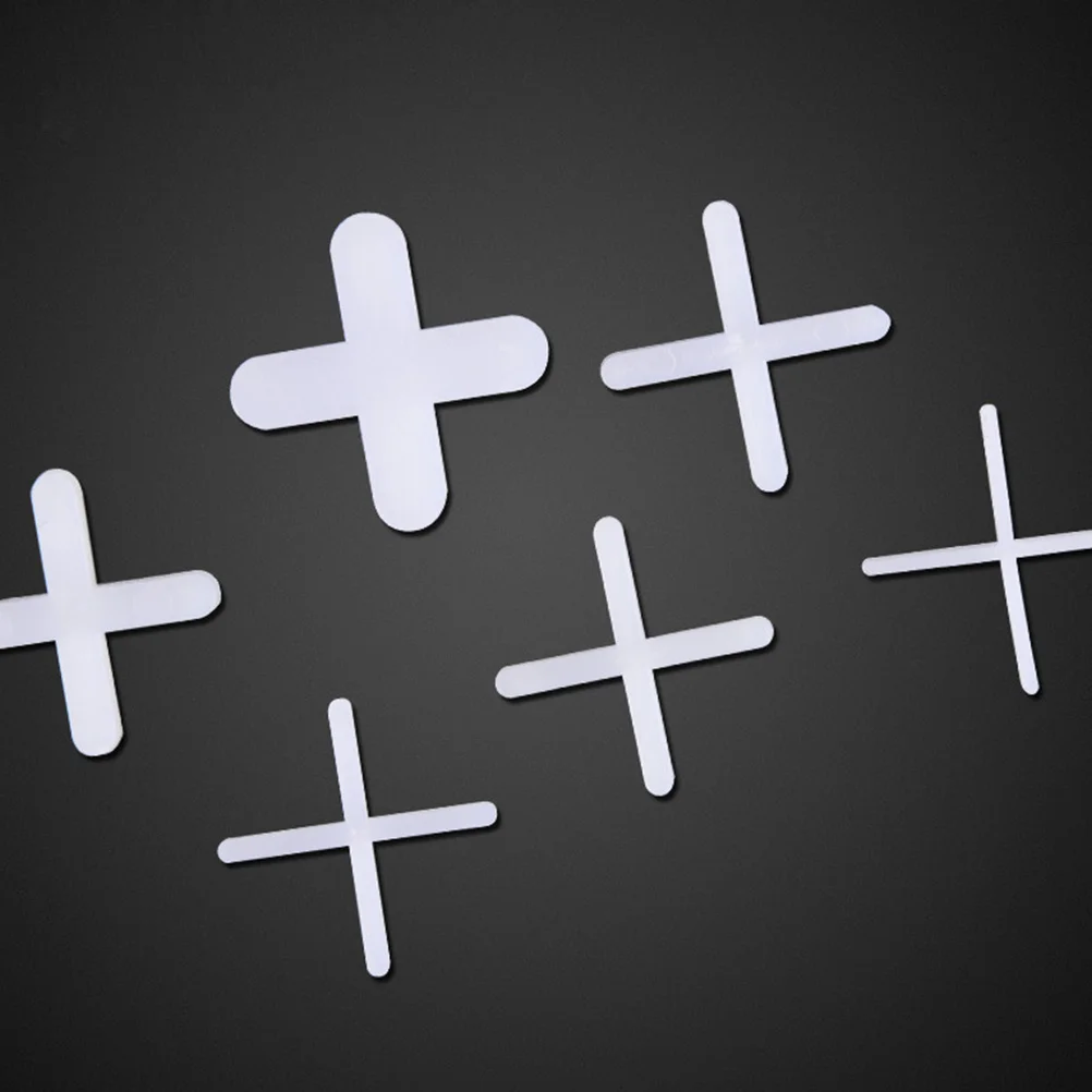 2000 قطعة الفواصل المتقاطعة 1 مللي متر 1.5 مللي متر كل مادة البولي ايثيلين لتسوية بلاط الأرضيات الجدار أدوات التثبيت بناء البناء