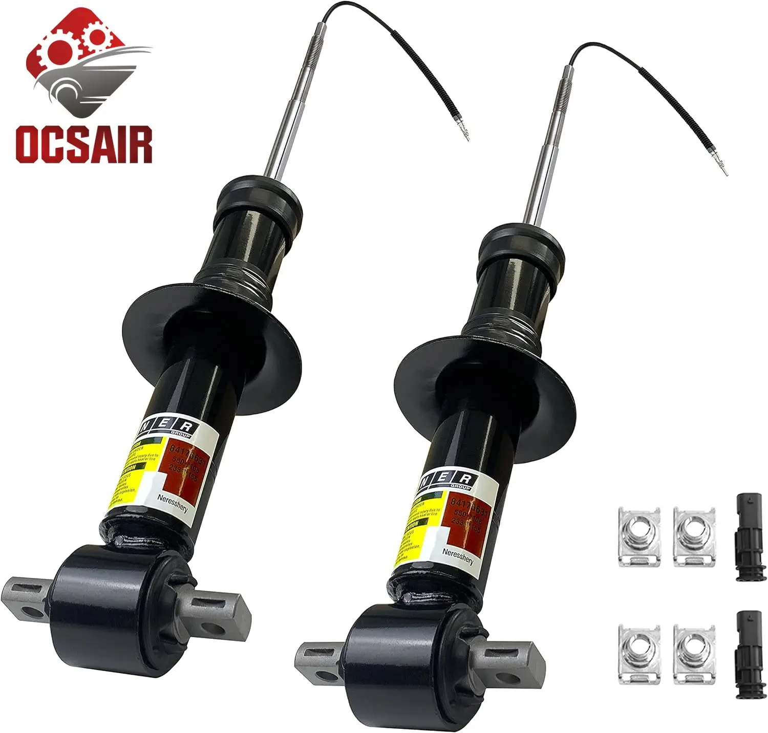 1 Pair fit for GMC Yukon / Sierra / Chevrolet Silverado 1500 / Tahoe / Cadillac Escalade Front Electronic Strut 23312167