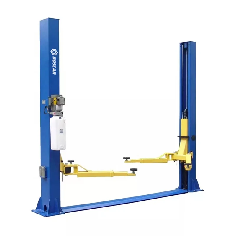 

【Best-selling】BOSCAR 4000kg Two Post Car Lift 4t Double Column Hydraulic Car Elevator CE Proved 4 Ton Clear Floor 2 Post Car Lif