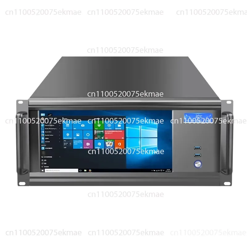 OEM 5U 19-inch Industrial Server Case with 13.3-inch LCD Touch Screen ATX Computer Server Case