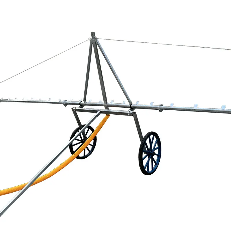 

Simple truss for farmland irrigation Drought-resistant watering Spray frame Self-propelled sprinkler irrigation