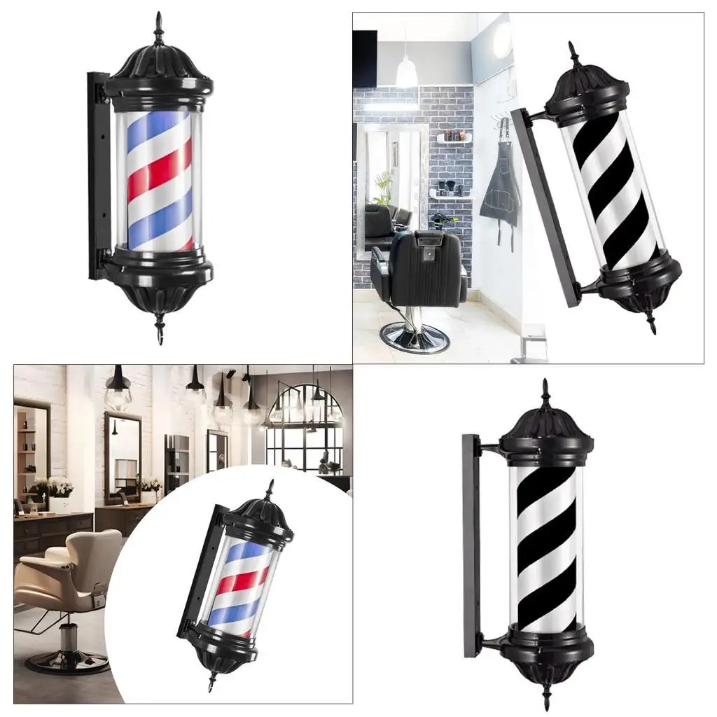 

Barber Pole Light Waterproof Styling Accessories Hair Salon Signage Light LED Barber for Outdoor Barbershop Hair Salon Indoor