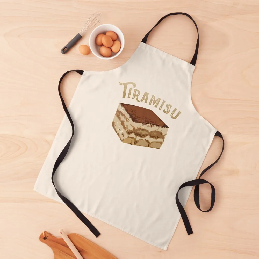 Tiramisu Apron For Home Accessories Chef Uniform For Men For Hairdresser Kitchen Women Apron