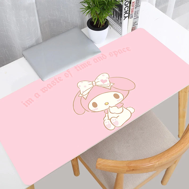 Mouse Pad My Melody E-sports Large XXL Gamer Gaming Accessories Speed Keyboard Rubber Lock Edge Desk Mat Office Laptop mousepad