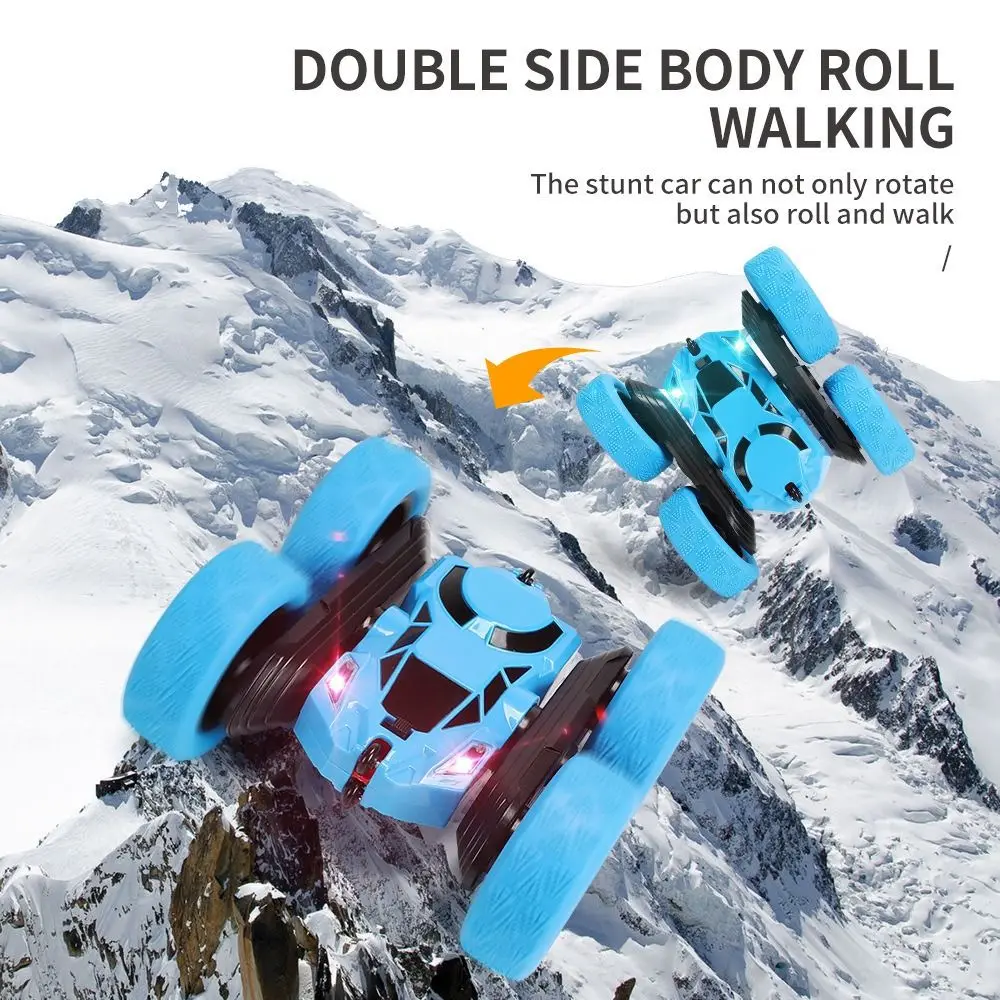 360° Rotated Remote Control Drift Car Double-sided Flip Four-wheel Drive Twist Stunt Car Toy 2.4G High Speed Off-Road RC Car