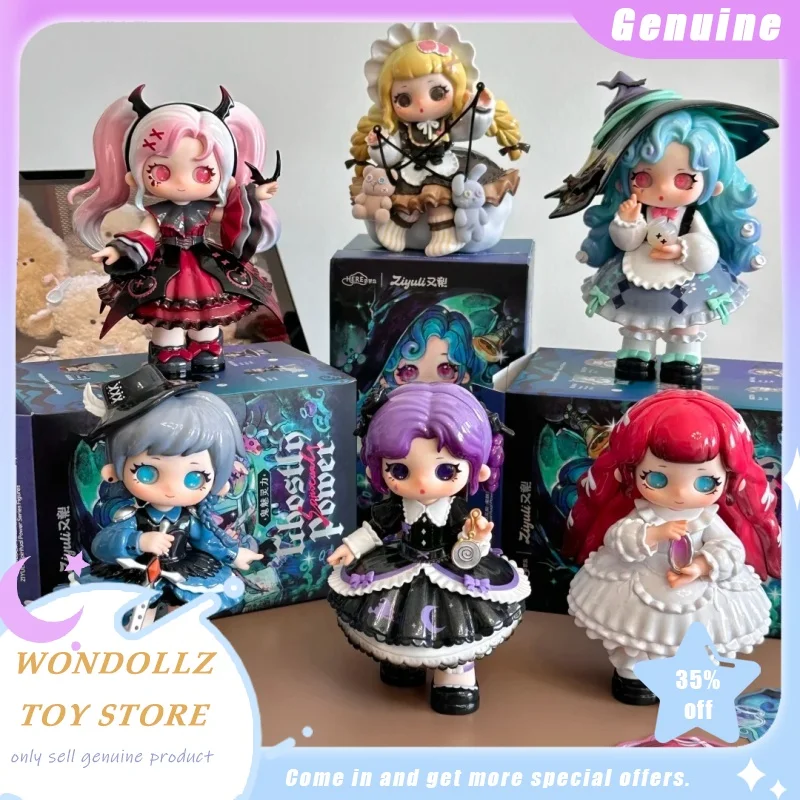 

Новая серия Ziyuli V7 Ghostly Power: коллекционная фигурка девушки в стиле каваи, настольное украшение, модная игрушка, подарок-сюрприз