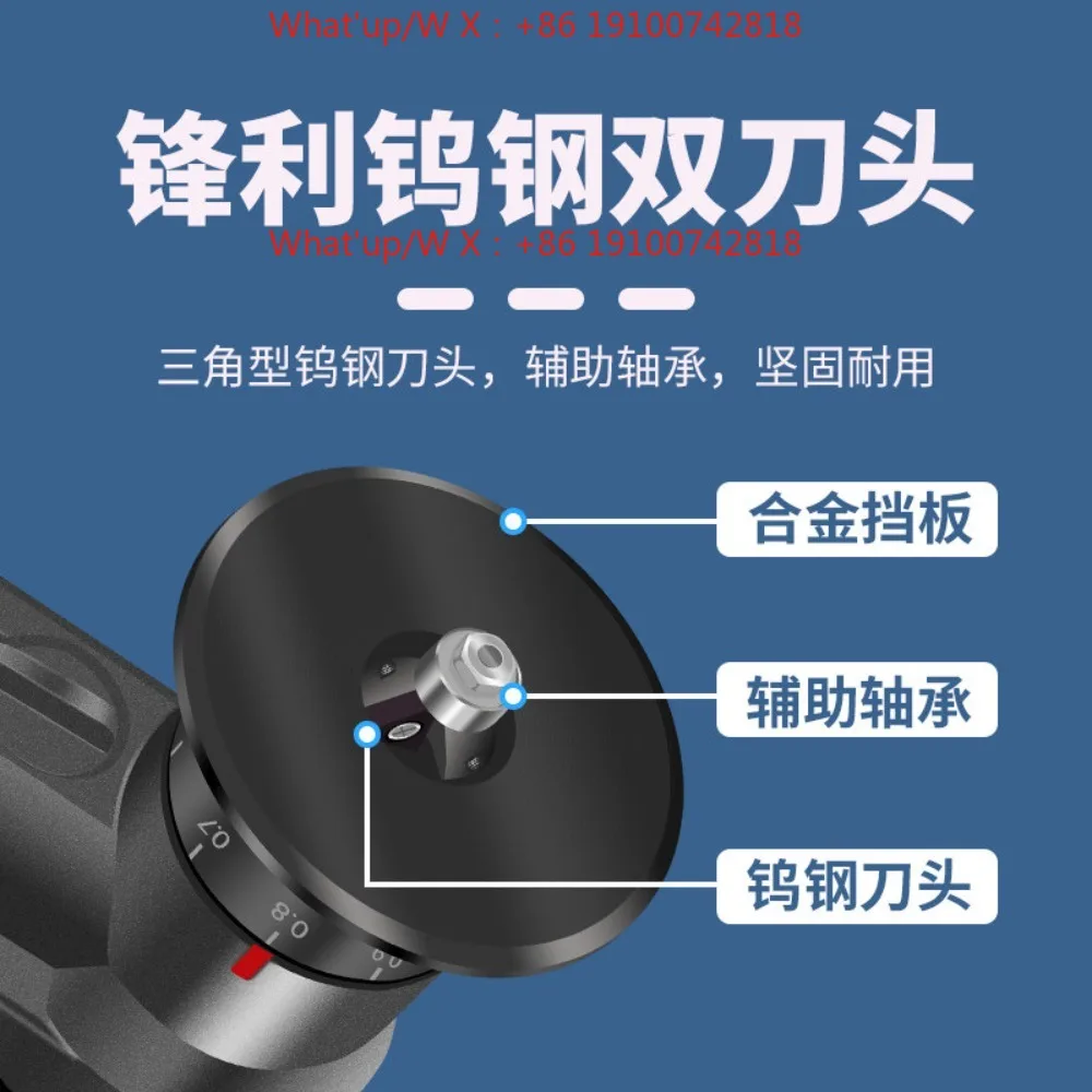 Taiwan pneumatic chamfering machine, mini chamfer, small deburring tool, 45-degree handheld edge trimming chamfering tool