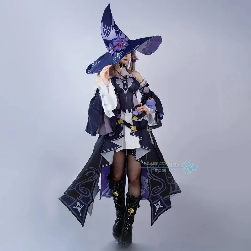 El juego de Cosplay Herta Honkai Star Rail The Herta, disfraz de Cosplay, trajes de juego de rol de fiesta de Anime, uniforme de vestido de Halloween