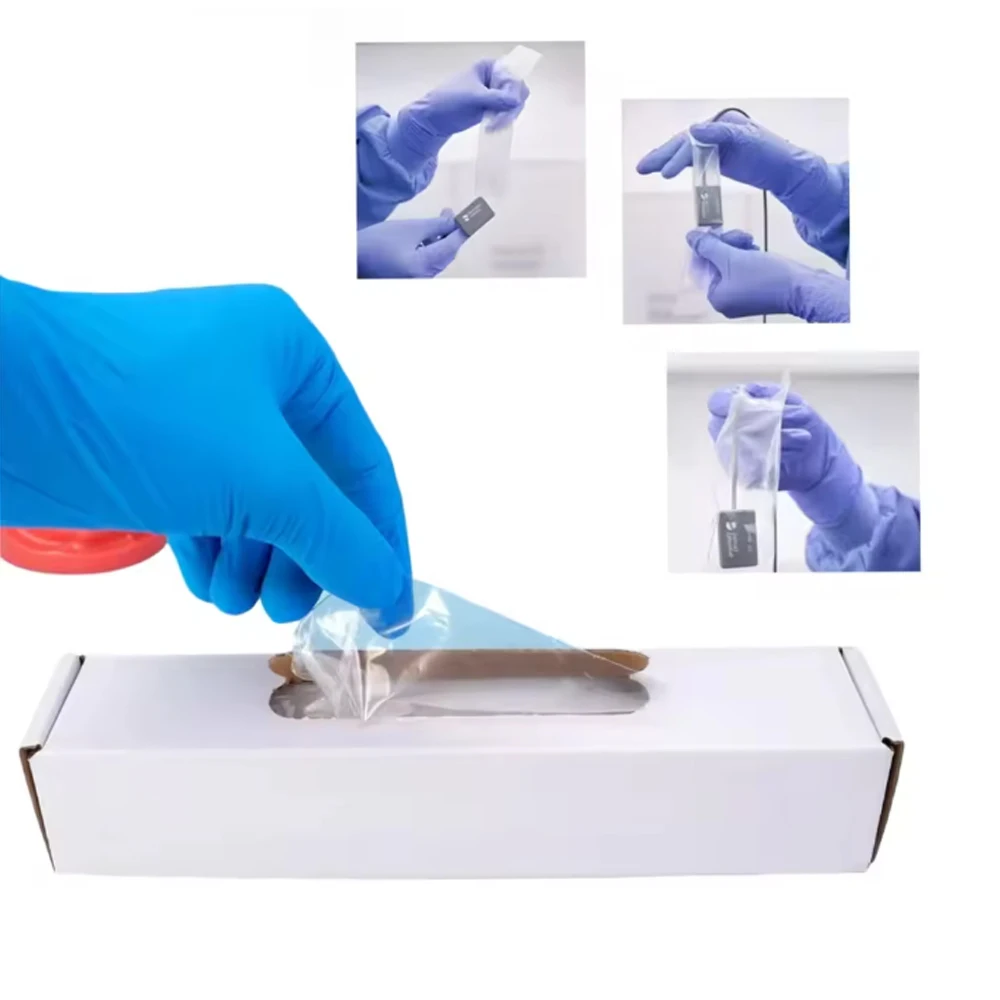 500Pcs Disposable Dental XRay Sensor Protective Film Covers for Infection Control Made of Poly Plastic