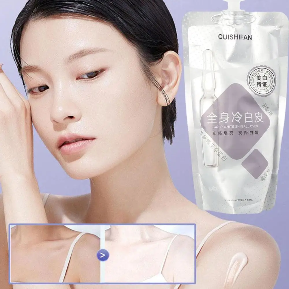 Body Whitening Cream Koud Witte Huid Overal Hydraterende Verhelderende Crème Huidproducten Langdurige Geur Bleken K8y4