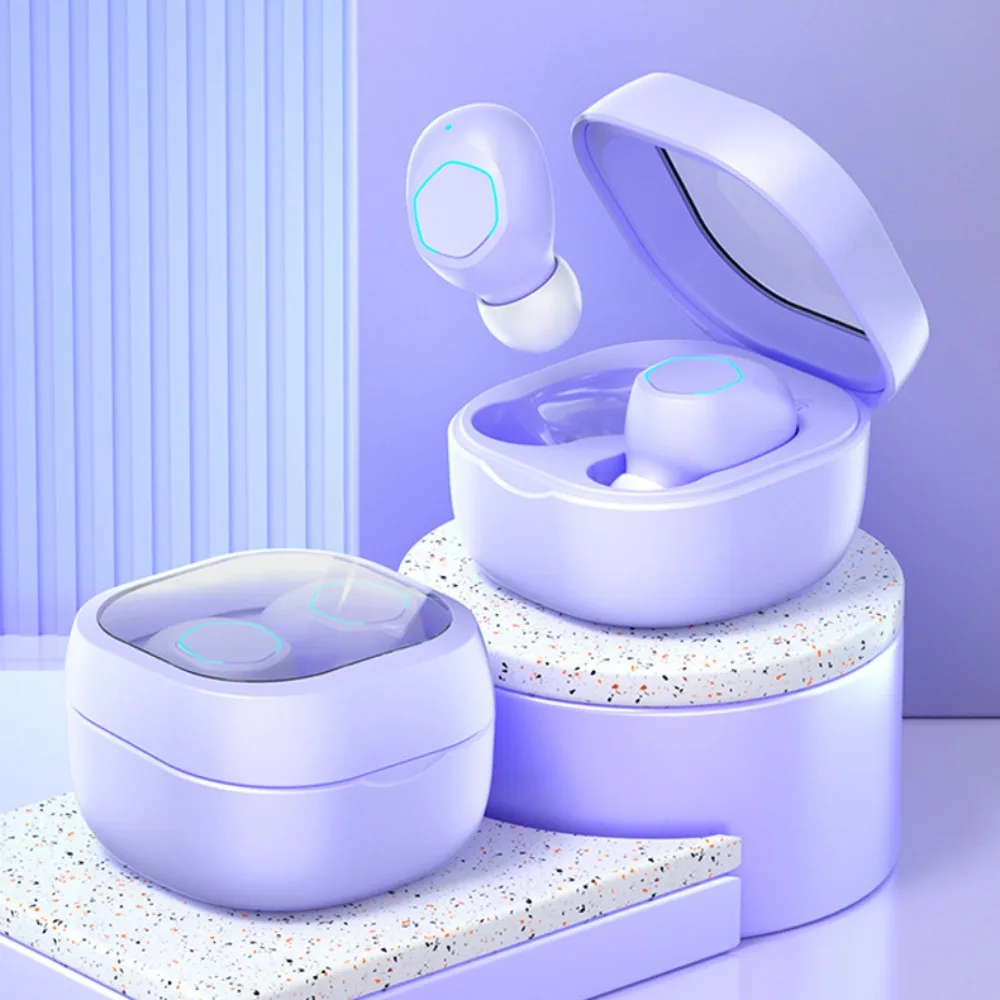 

M21 Wireless Bluetooth Earphone Transparent Case Noise Canceling Wireless Earphones Bilateral Long Standby Bluetooth Headset