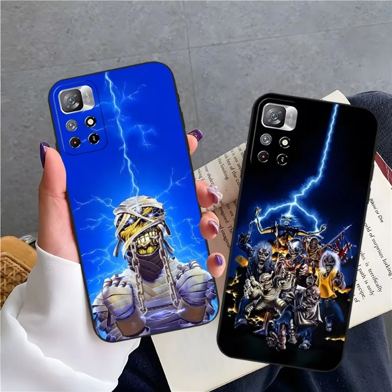 Skeleton Rock Band Phone Case For Xiaomi Redmi 9T 9A 10A 9 10 8 8A Note 9S 7 11S 12 11 10S Pro Plus Cover