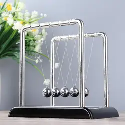 Newton Cradle Balance Bolas De Aço, Bola De Pêndulo De Metal, Brinquedo De Mesa, Pêndulo De Ciência, Material De Ensino Escolar, Decoração Criativa