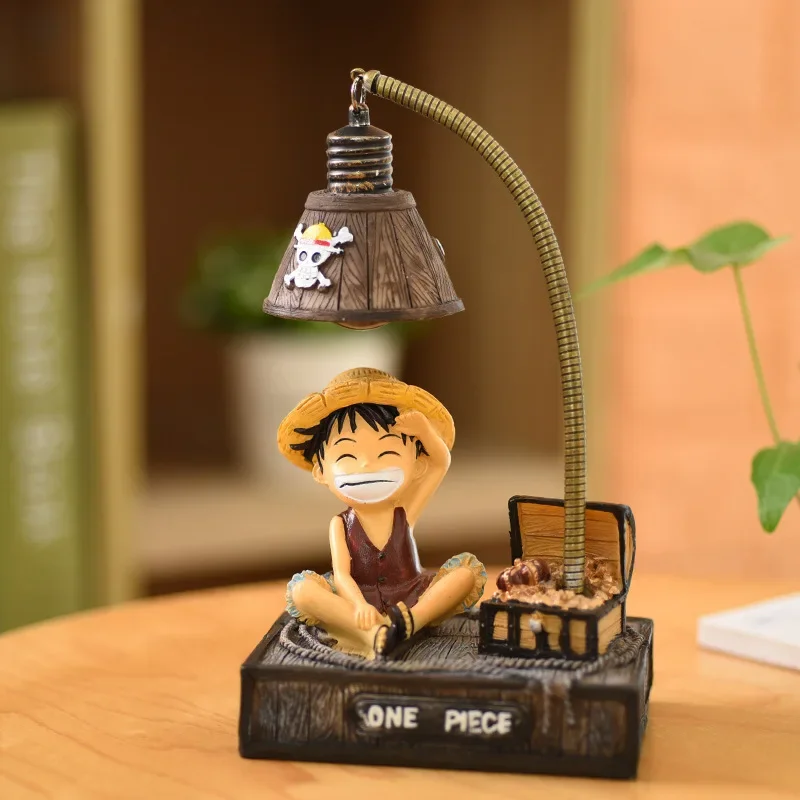 Anime Luffy Chopper Led Light Home Desktop Lamp One Piece Action Figure Pvc Dolls Cute Collection Decoration Toy Kids Xmas Gifts