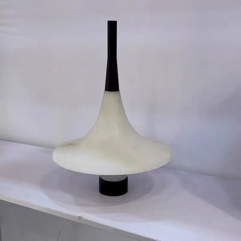 

Natural marble bedroom desk lamp hotel front desk living room desk lamp