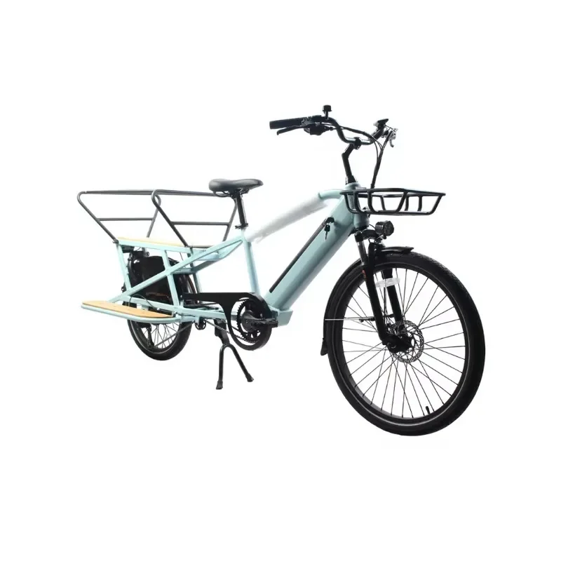 cargo long tail cargo electric bike 48V250W rear motor front tire 26\'\' and rear tire 20\'\'