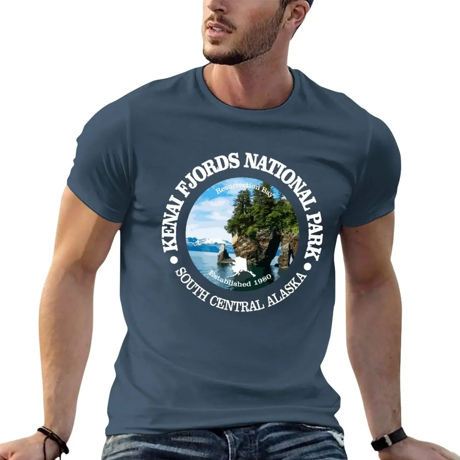 New Kenai Fjords National Park (NP) T-Shirt customs design your own anime t shirts essential t shirt clothing for men