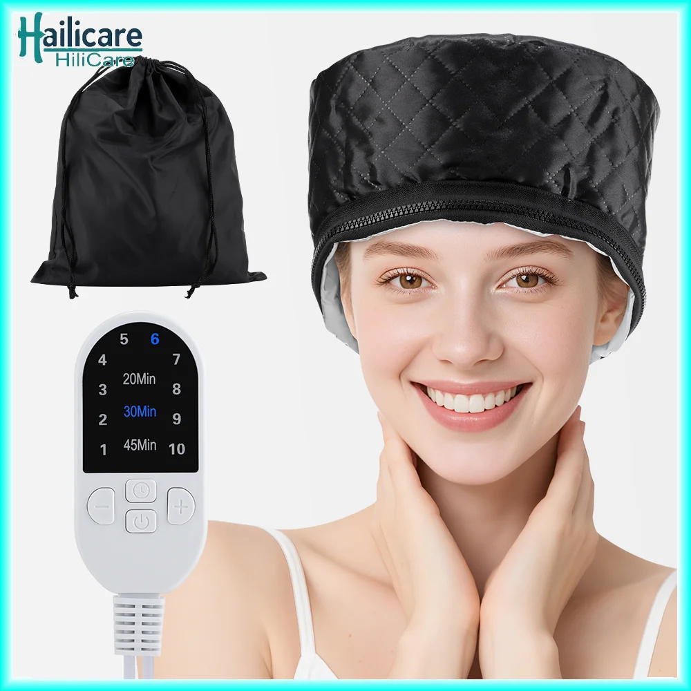 

SPA Heat Cap Hair Steamer for Black Natural Hair 10 Level Heats Up Quickly Hair Mask Home Hair Warmtebehandeling Beauty Steamer