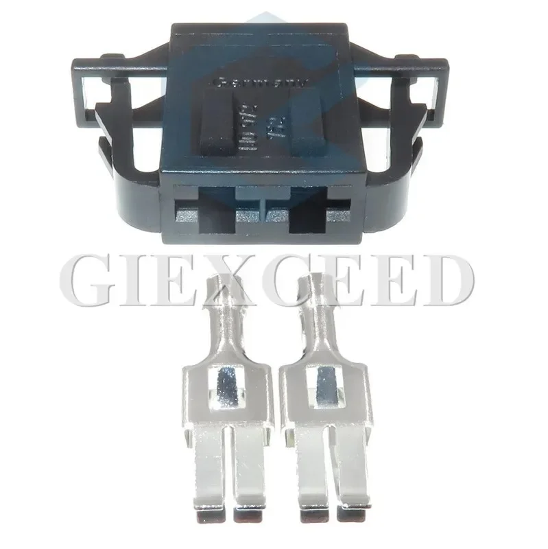 2 Sets 2 Pin AC Assembly 1J0 972 752 Blower Fan Motor Pigtail Wire Socket Female Auto Connector 1J0972752