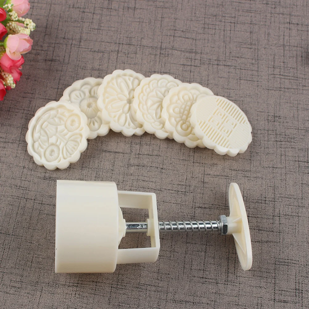 

1pcs Moon Cake Mould Set Round Baking Tool For Fondant Decoration Kitchen Gadgets Handmade Moulding Kit Baking Tools