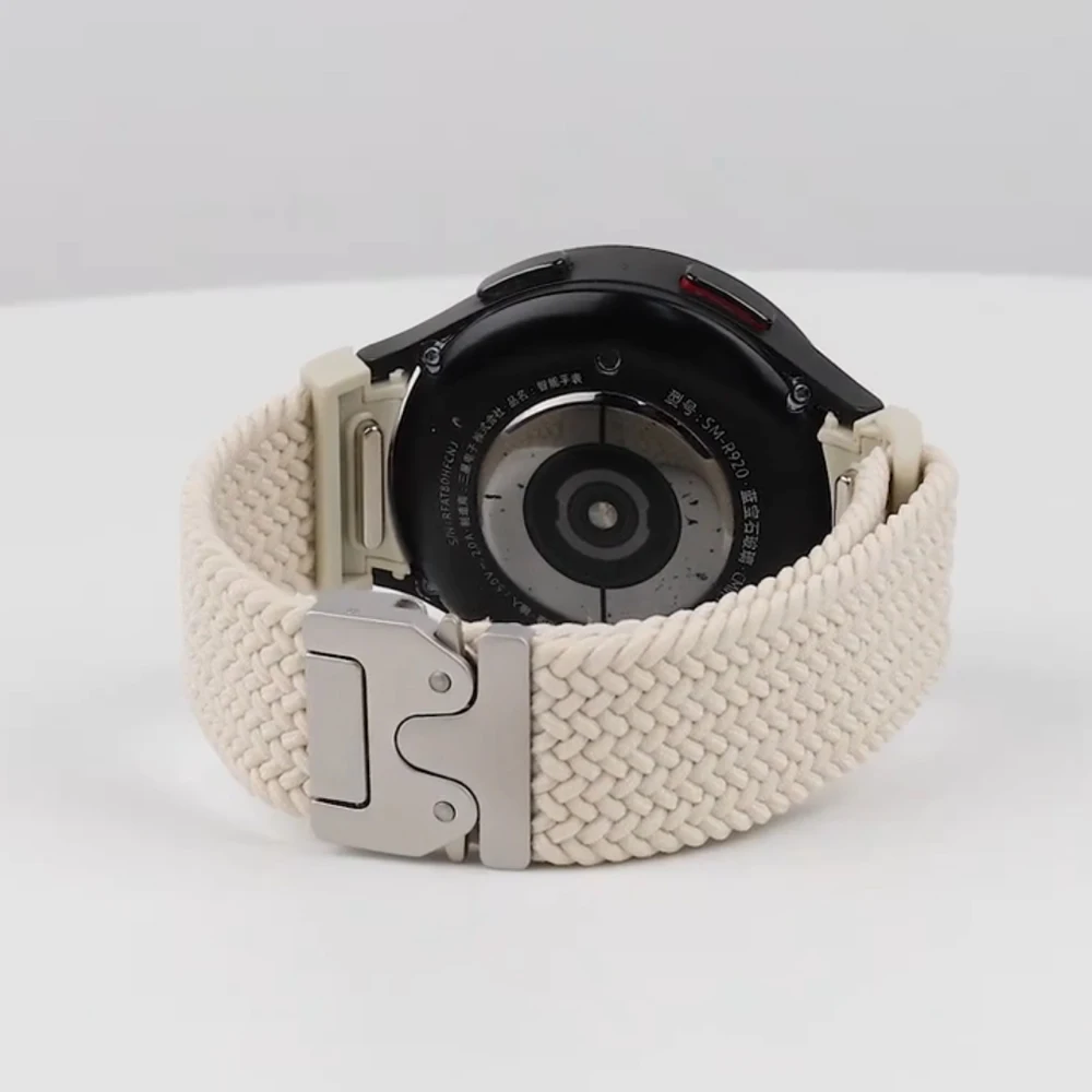 Parachute Straps For Galaxy Watch 7/FE/6 classic/5/5 Pro/4 40mm 44mm Braided No Gaps Wrist Bracelet correa Galaxy watch 7 Band