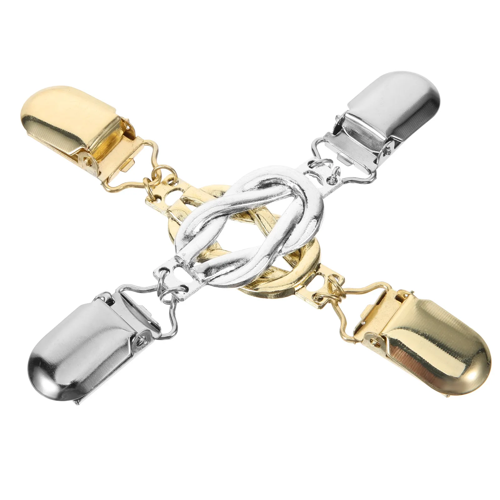 

2 pcs Vintage Shawl Clips Retro Clothes Fasteners Decorative Breastpins Cardigan Closure Clips For Sweater Dress Shirt Collar