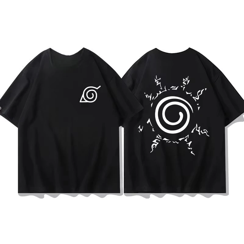 

The Anime Naruto Hidden Leaf Village Symbol T-Shirt for Men Women, Nine-Tails Seal Anime