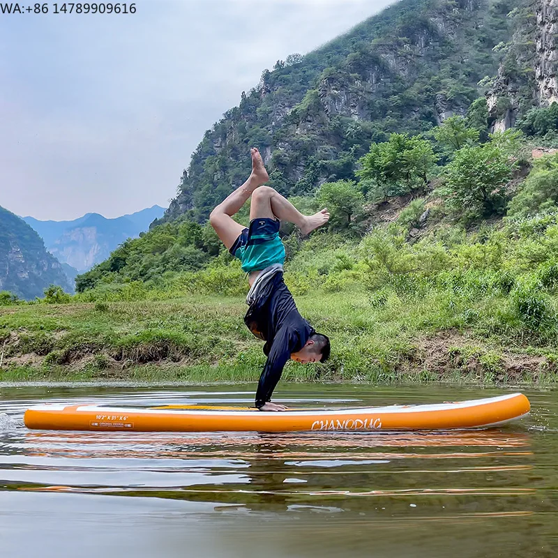 

SUP inflatable surfboard, floating windsurf board, paddle board, water yoga, leisurely vacation