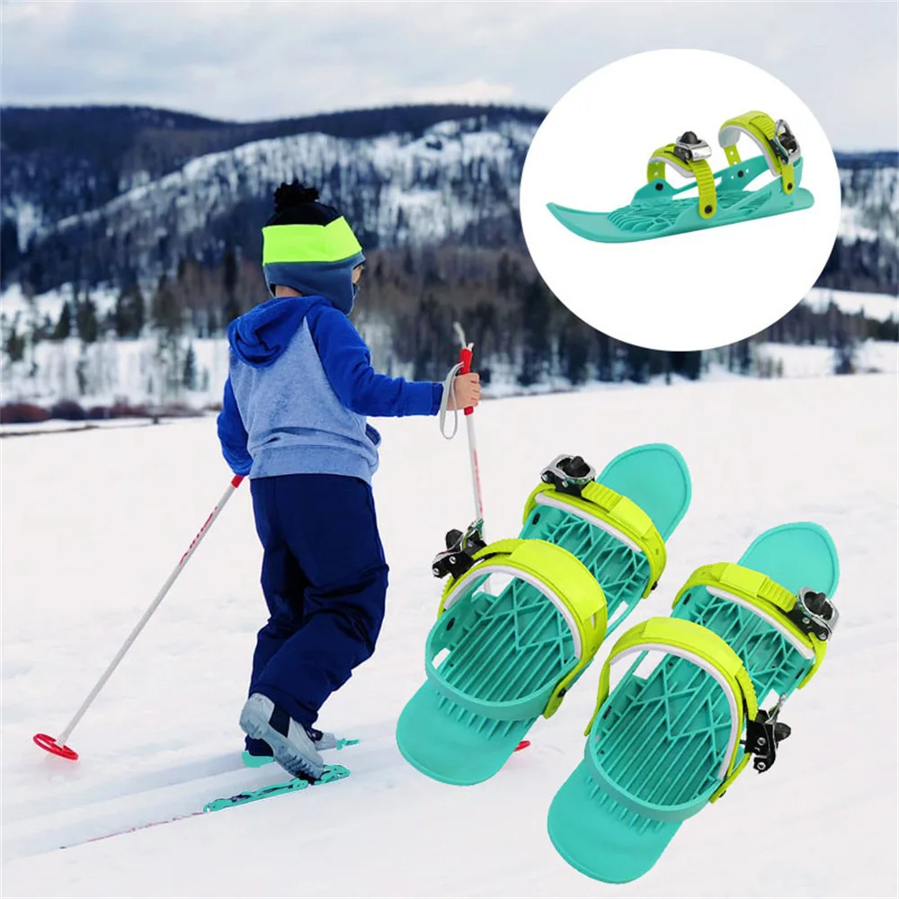 winter-mini-ski-shoes-outdoor-sports-snowboard-sledding-equipment-child-friendly-snow-ski-supplies-for-kids