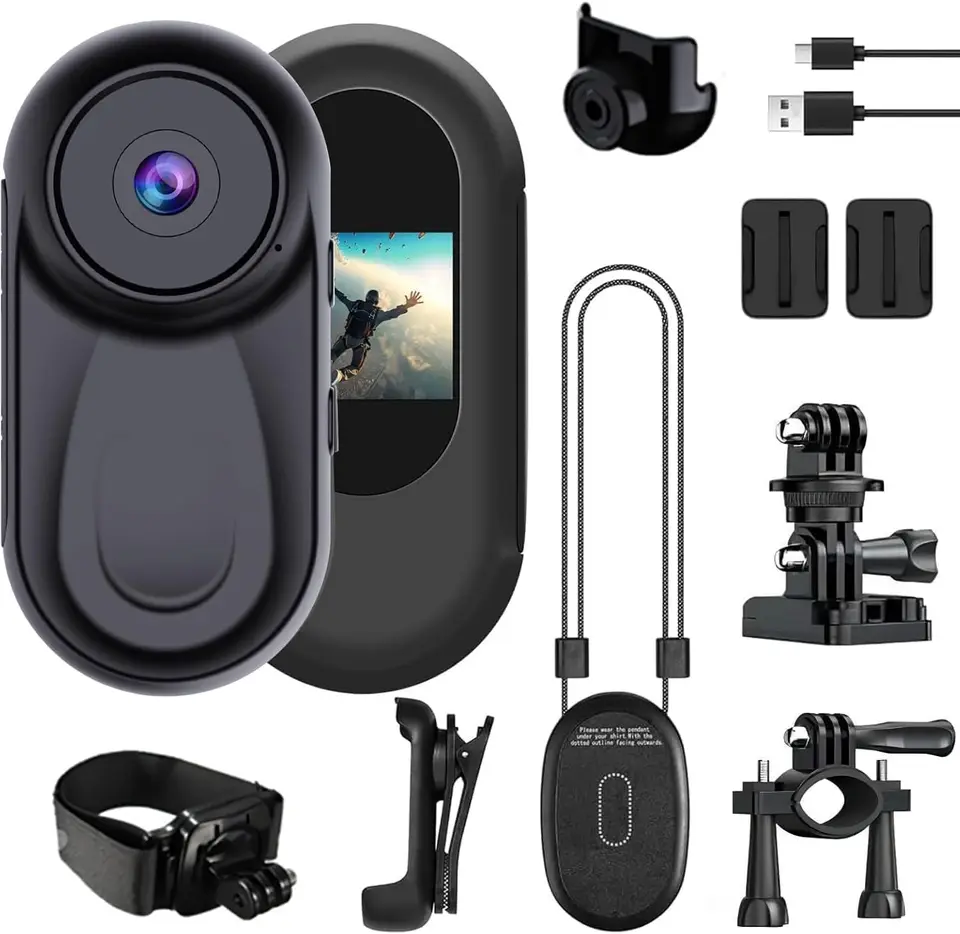 Compact Portable Wearable Camera for Outdoor Adventures