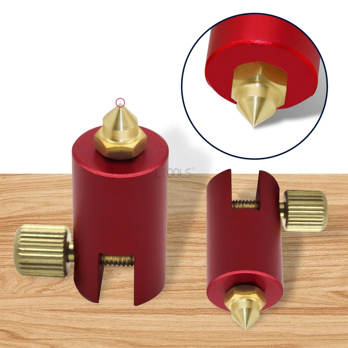 Liga de alumínio Woodworking Compass, 360 ° Scribing Gauge, Center Finder Régua, Alongamento, Régua Círculo, 300mm