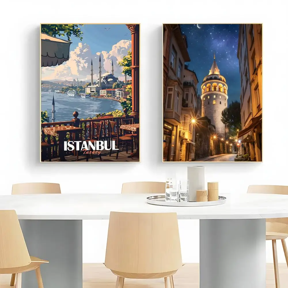 city ancient I-Istanbul Poster Wall Art Print Poster Decorative Mural Home Decor Gift Unframed