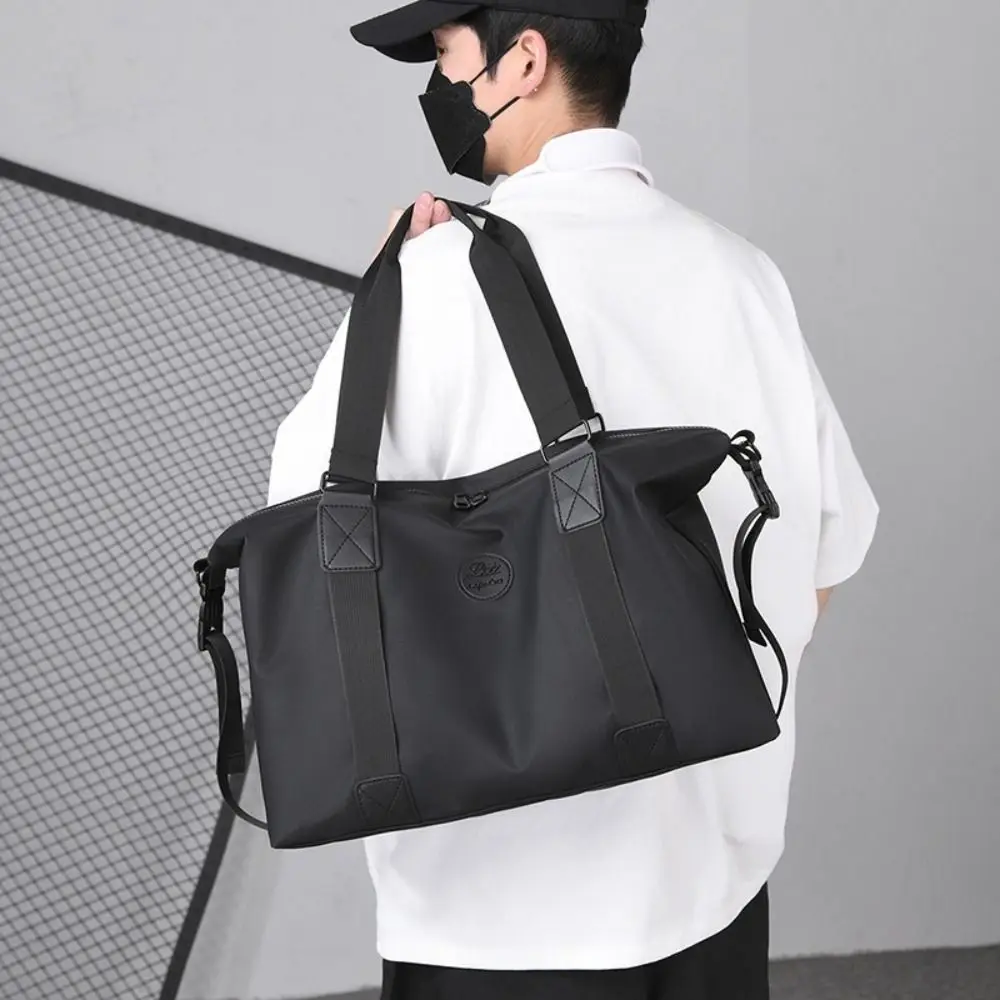 

Женские дорожные сумки большой вместимости, модные однотонные спортивные сумки на плечо, спортивная сумка, ночная сумка, спортивные спортивные сумки для тренировок