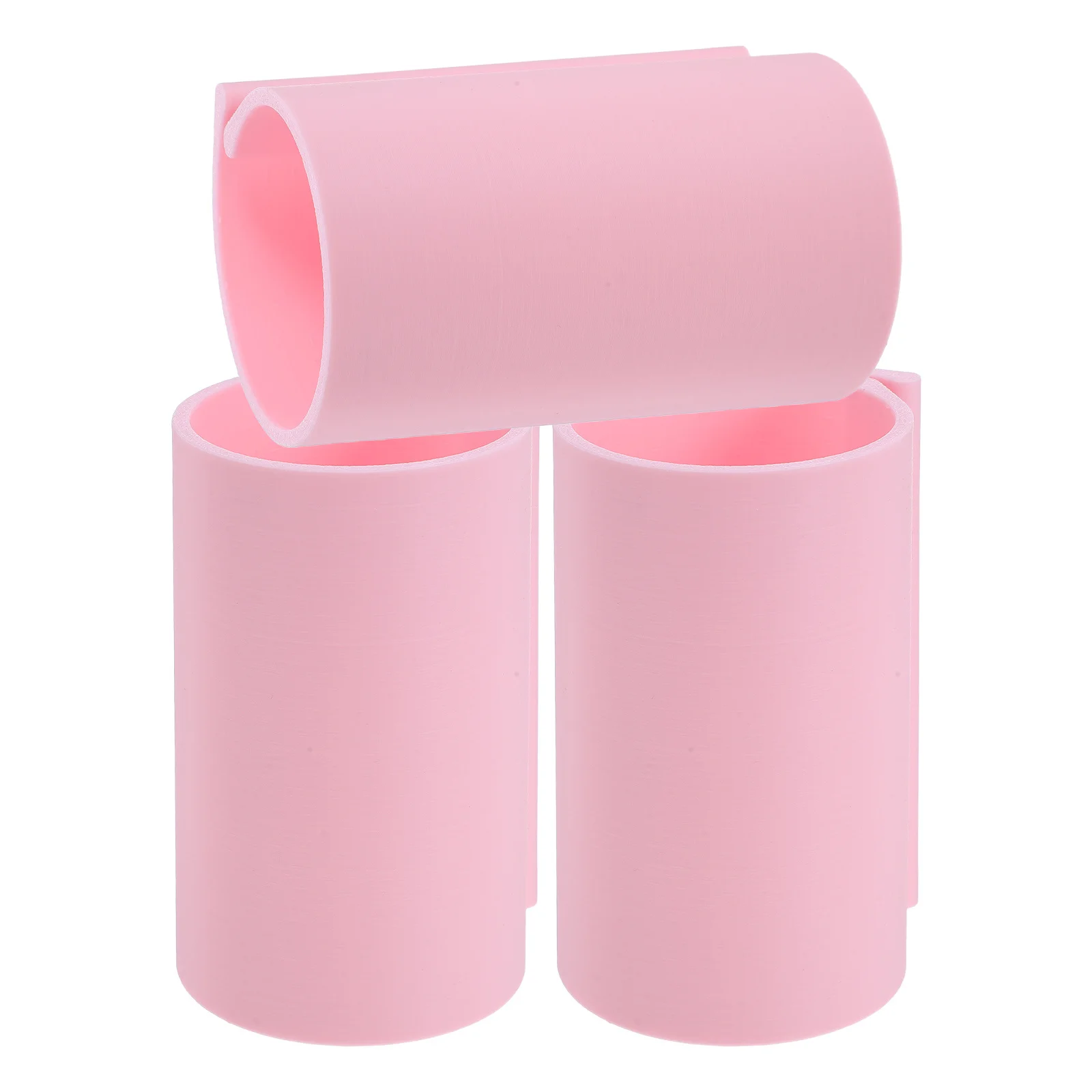 

3pcs Stand Canvas Roll Holder Fixed Anti-Roll Bracket For Rhinestone Art Accessories 3D Printing Pink