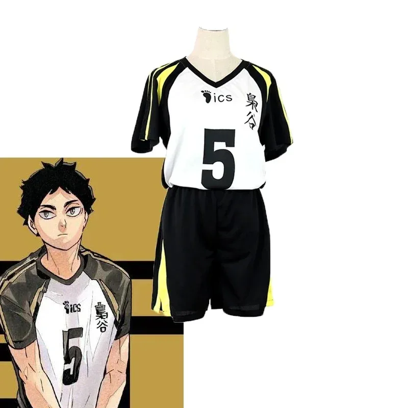 Anime Fukurodani Bokuto Koutarou Mannen 코스프레 Akaashi Keiji 여성 코스프레 의상 유니폼 티셔츠와 바지