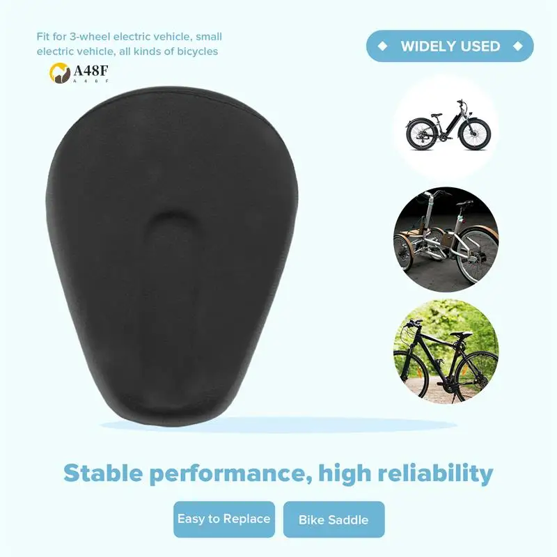

A48F-E-Сідло для велосипеда, расширенное четырехпружинное седло для горного велосипеда, мягкая подушка, электрические велосипеды, трехколесный велосипед, сиденье для скутера, велосипедные детали