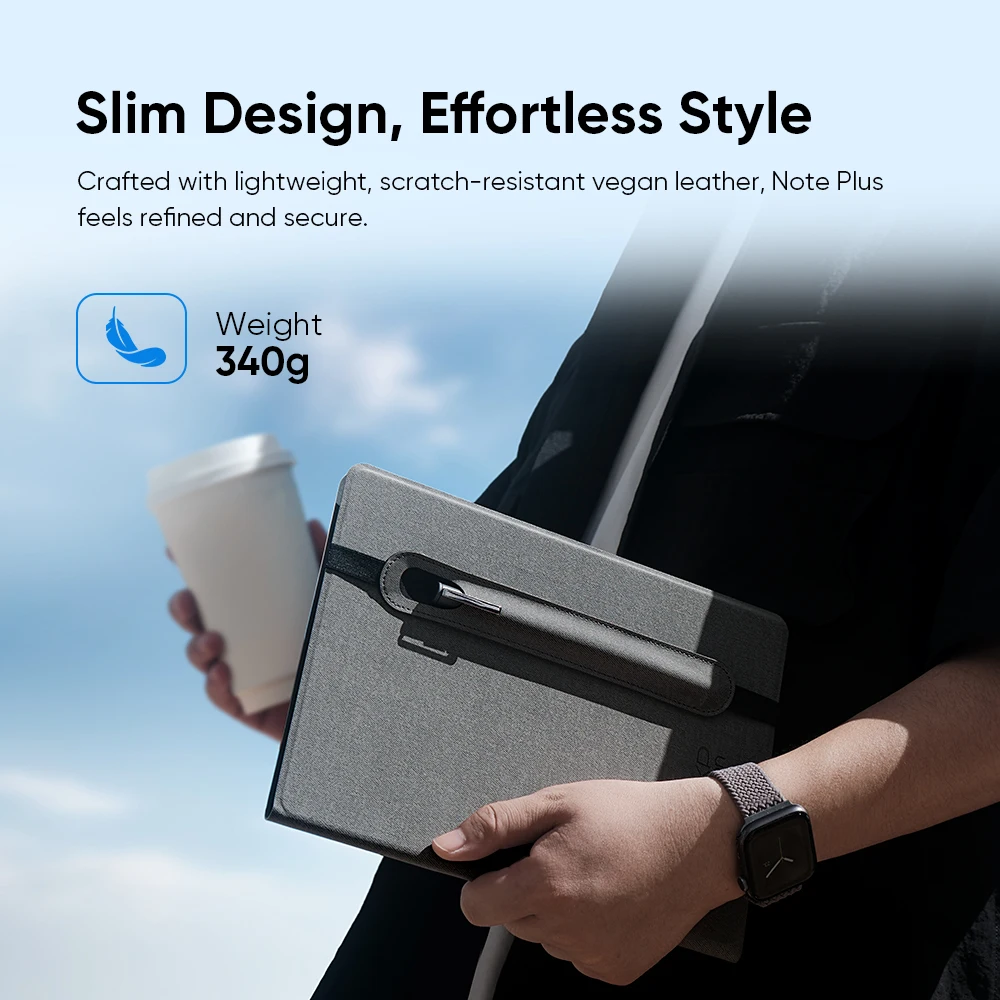 XPPen Note Plus Neues Bluetooth Smart Notebook A5 Digitales Handschrift-Notizbuch mit 1000mAh Akku und Google Drive-Backup für Android iOS – Detail 15