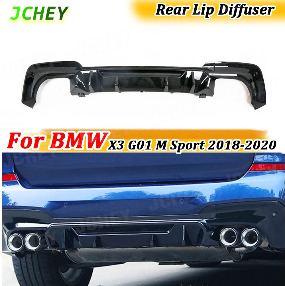 

For BMW X3 G01 M Sport 2018-2020 ABS Gloss Black Rear Bumper Lip Diffuser Rear Bumper Extension Body kits Car Accessorise