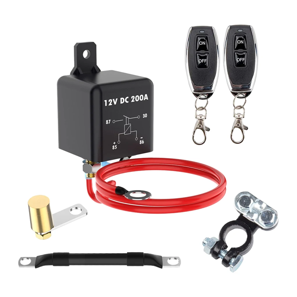 

Черный переключатель аккумулятора с беспроводным пультом дистанционного управления — простой в установке и управление верхним уровнем и сверхмощным беспроводным пультом дистанционного управления